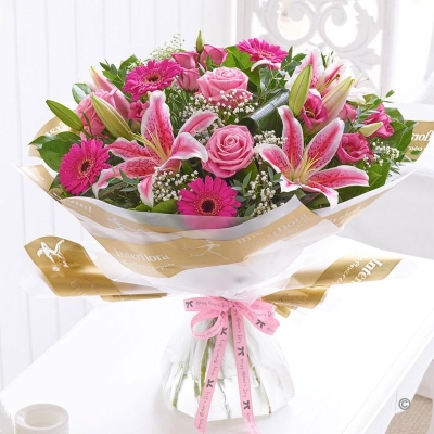 Large Mothers Day Pink Radiance Hand tied