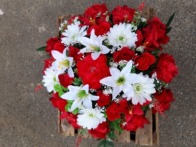 Red Artificial Wreath