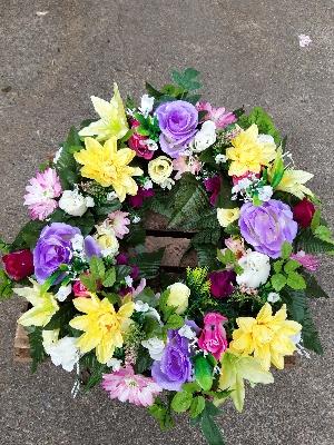 Open Artificial Spring Wreath