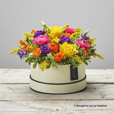 Bright Citrus Hatbox & Chocolates