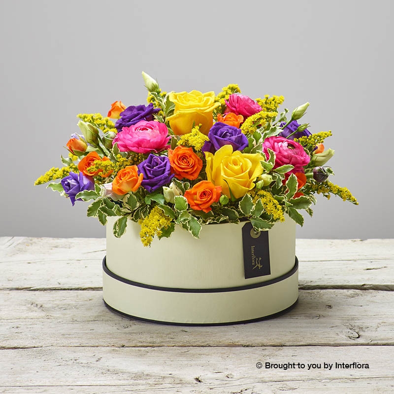 Brightly Coloured Hat Box