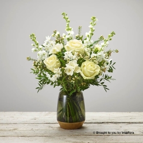Fragrant Whites Vase