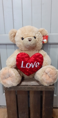 45 cm Brown Bear with Heart