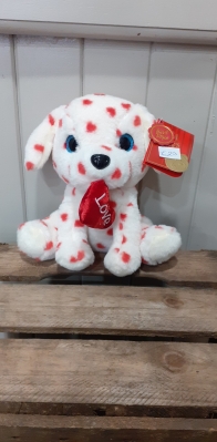 Spotted heart pup 20cm