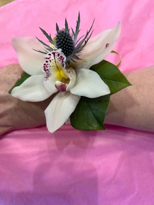 White Lily Corsage