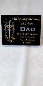 Dad Granite Plaque