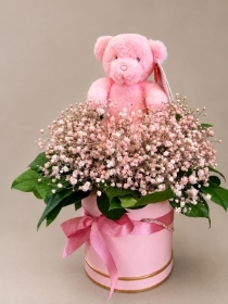 Baby Girl Hatbox