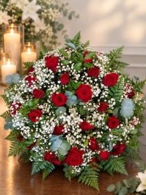Beautiful Red Rose Wreath