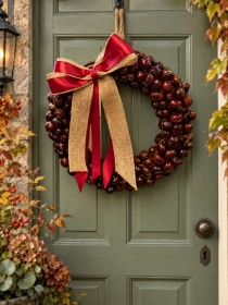 Bespoke Autumn Door Wreath Handmade instore