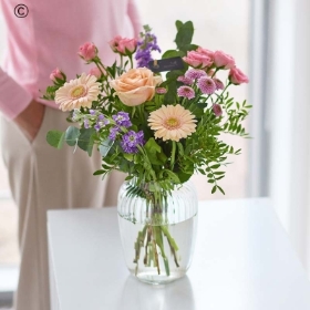 Pastel Bouquet in a Vase