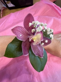 Purple Lily Corsage